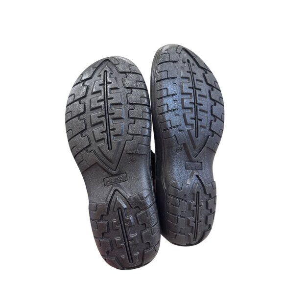 Ndure Mens Brown Leather Slip-On Sandals Size 10 SKU 8303 - Picture 7 of 12